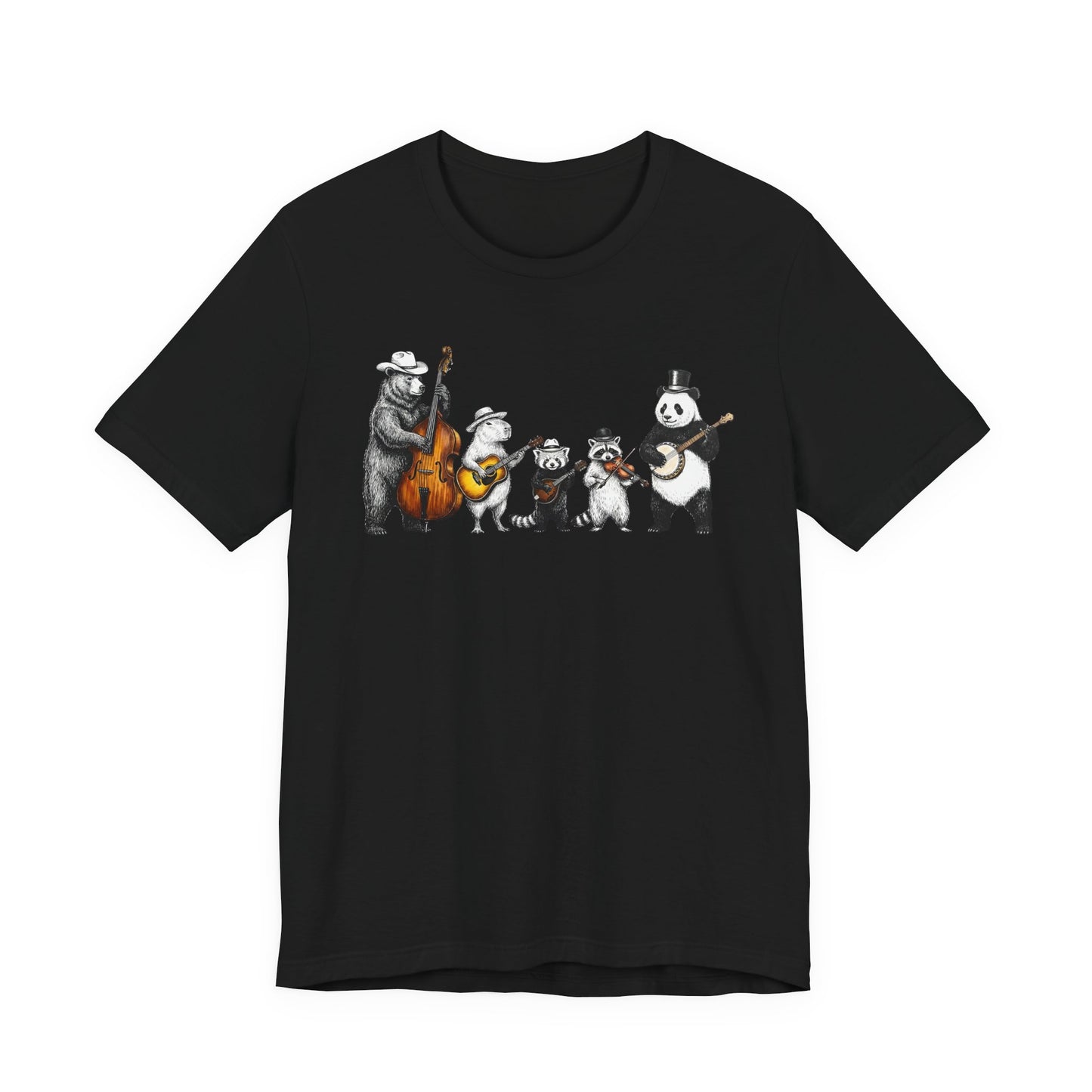 Bluegrass Animal Band — Cute Folk Music Band T-Shirt