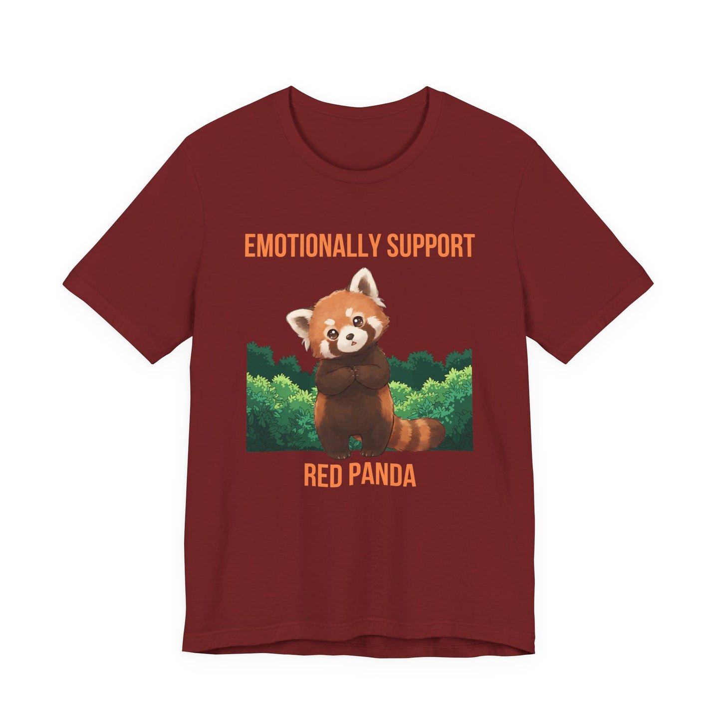 Emotionally Support Red Panda Cute Animal Graphic T-Shirt