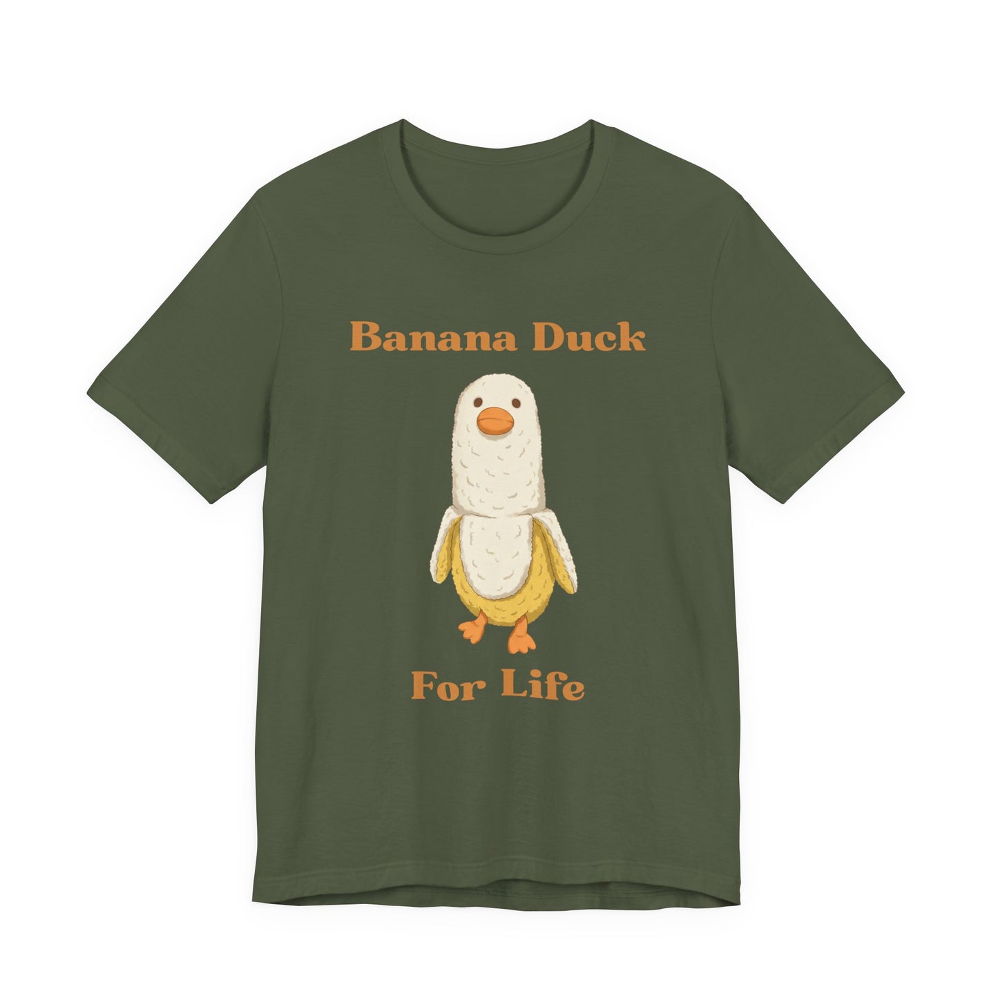 Banana Duck For Life — Cute Banana Duck Graphic T-Shirt