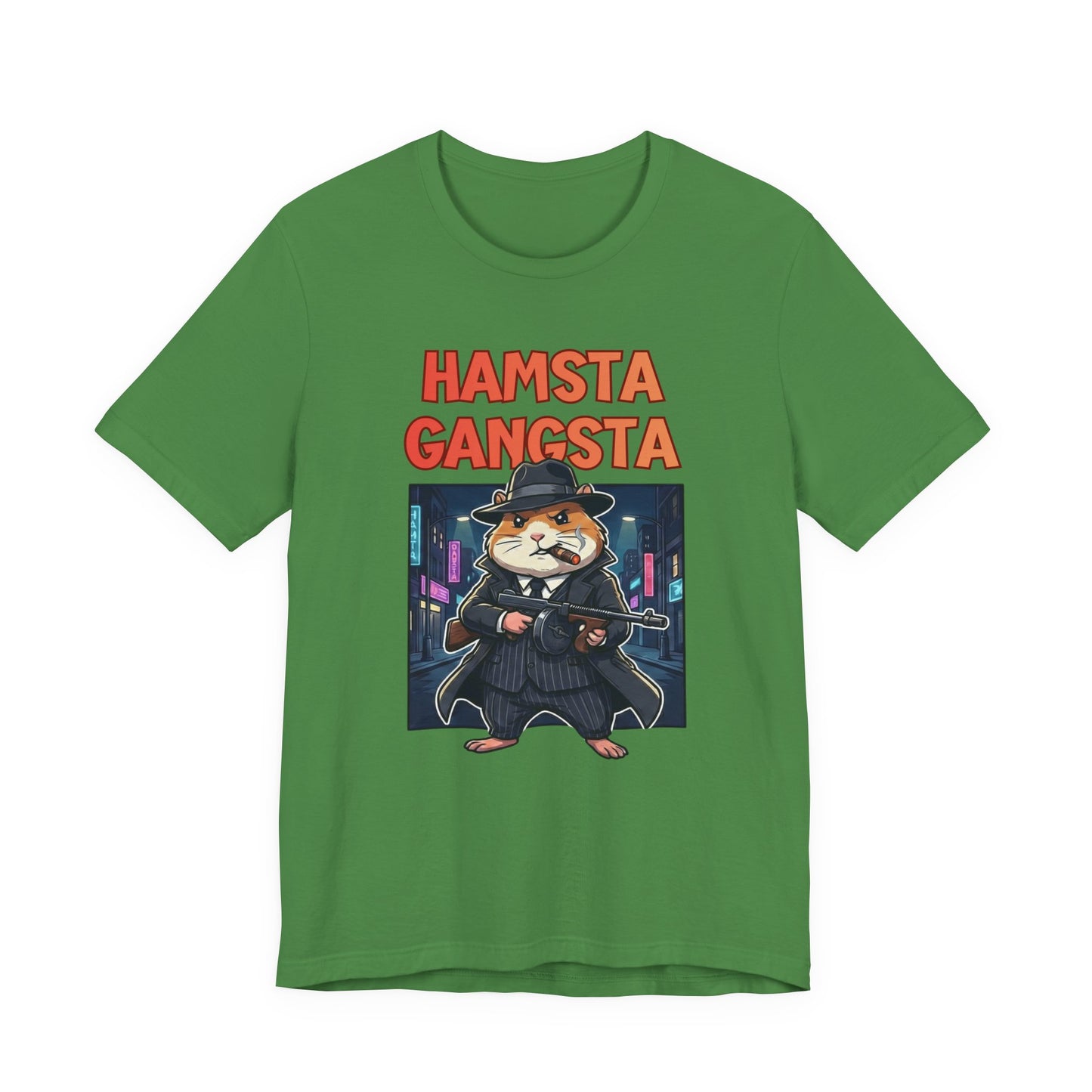 Hamsta Gangsta Anime - Cute Gangster Hamster Graphic T-Shirt