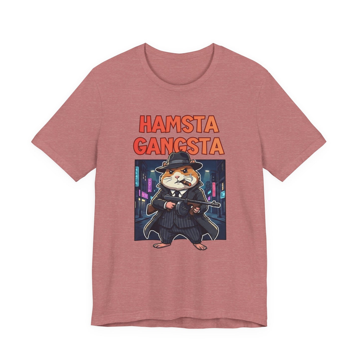 Hamsta Gangsta Anime - Cute Gangster Hamster Graphic T-Shirt
