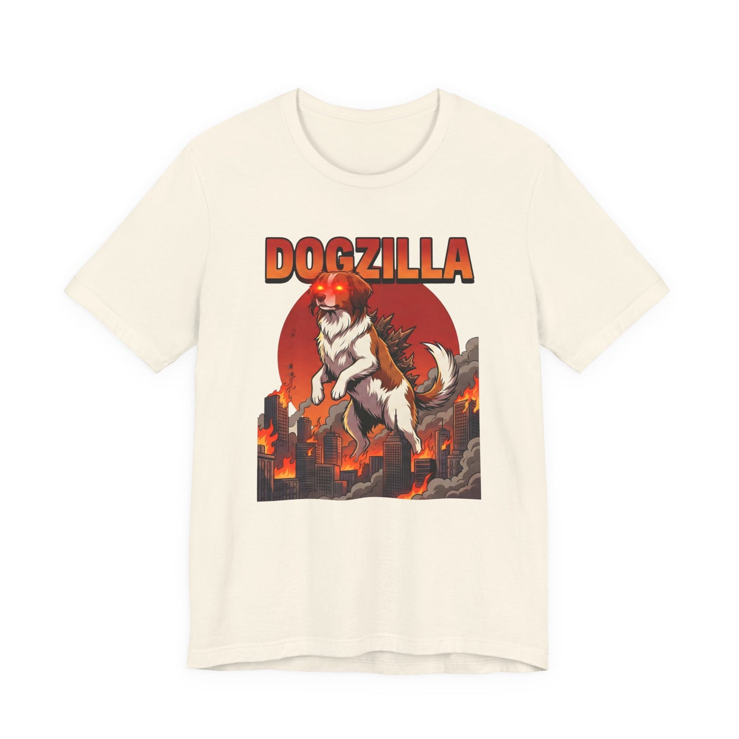 Dogzilla Retro Monster Dog Graphic T-Shirt