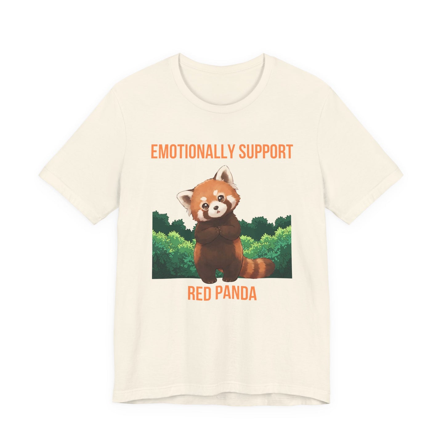 Emotionally Support Red Panda Cute Animal Graphic T-Shirt