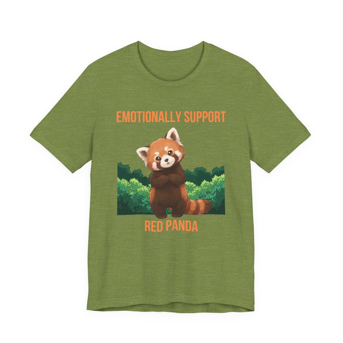 Emotionally Support Red Panda Cute Animal Graphic T-Shirt