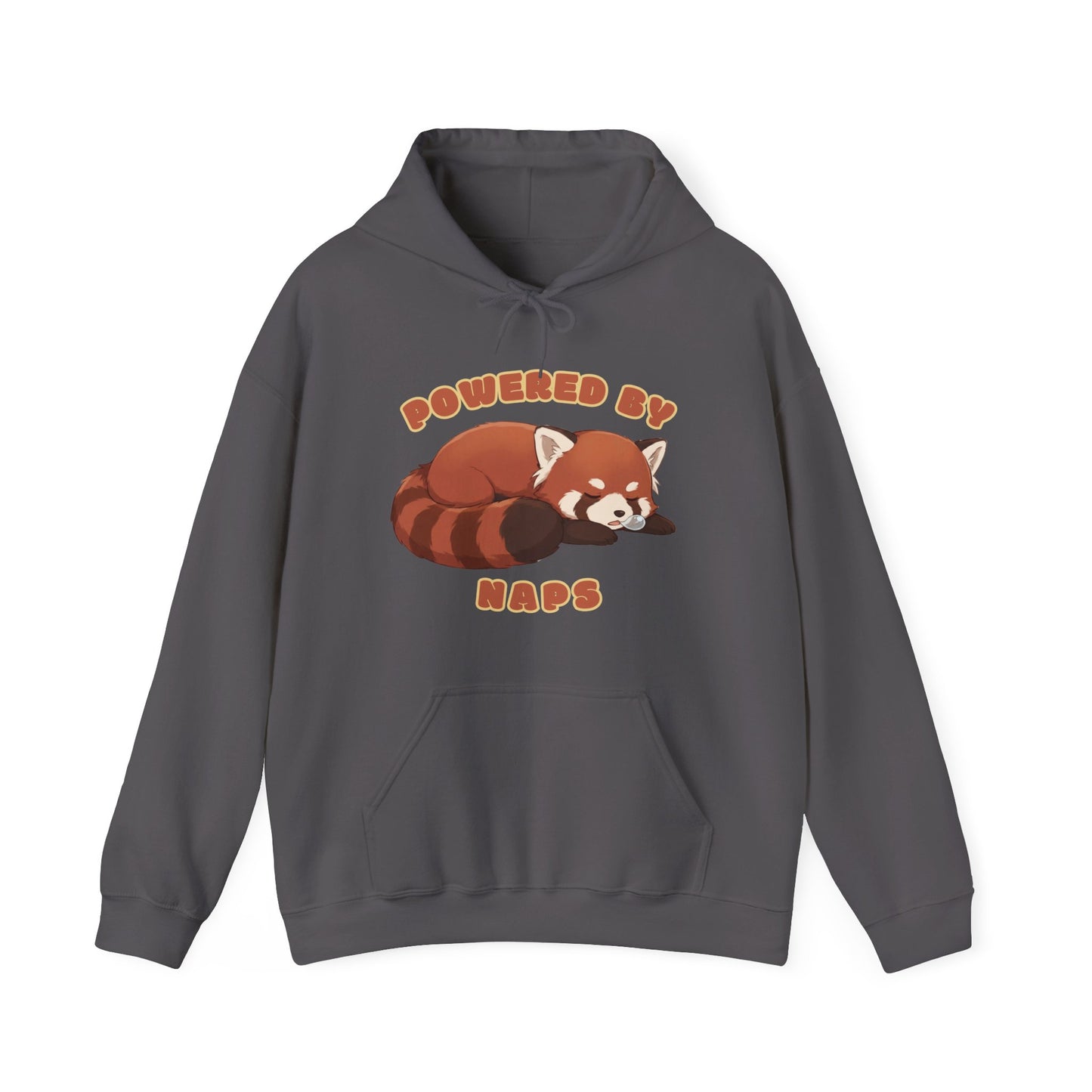 Powered by Naps Red Panda  — Cute Sleepy Animal Graphic Hoodie