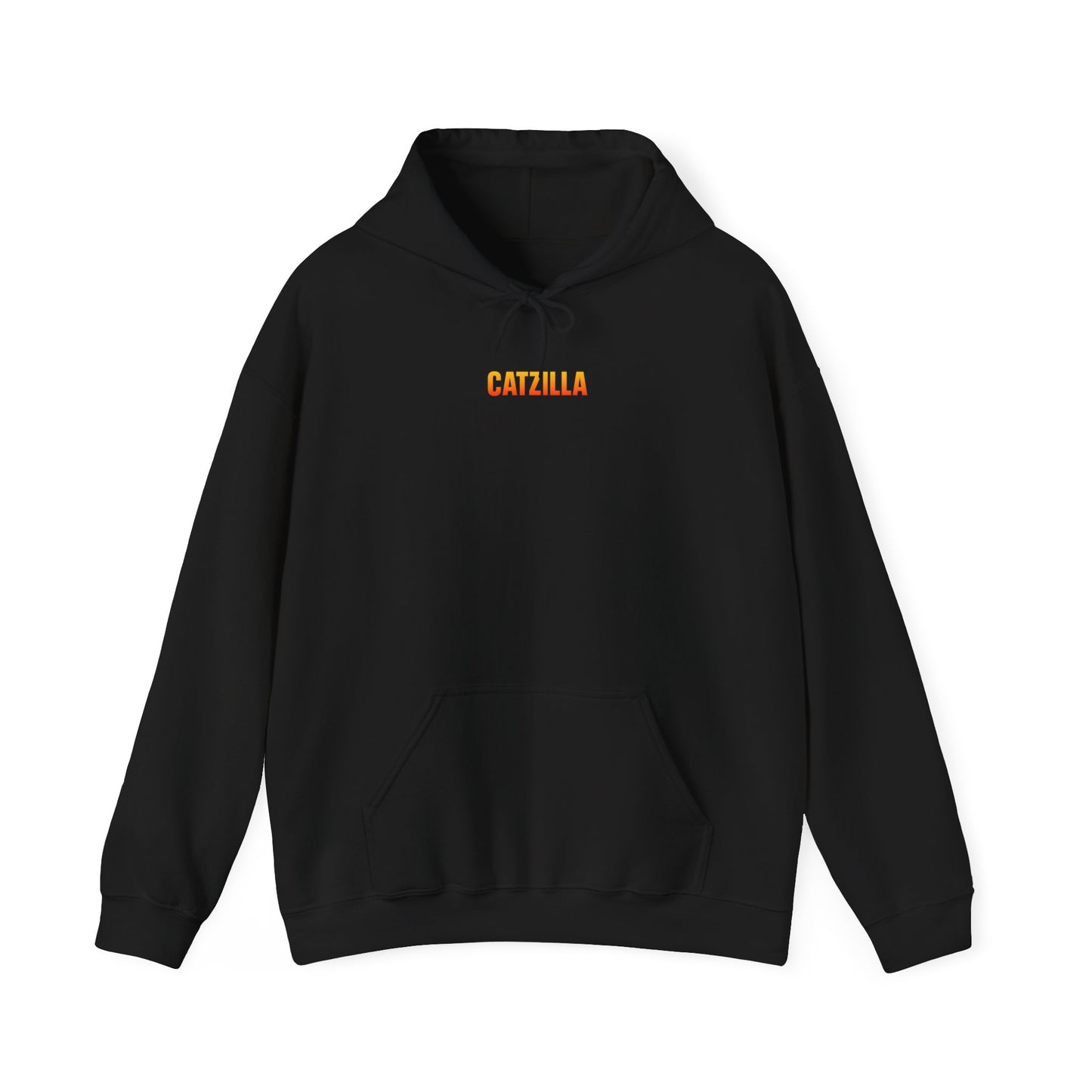 Catzilla Retro Kaiju Cat Graphic Hoodie
