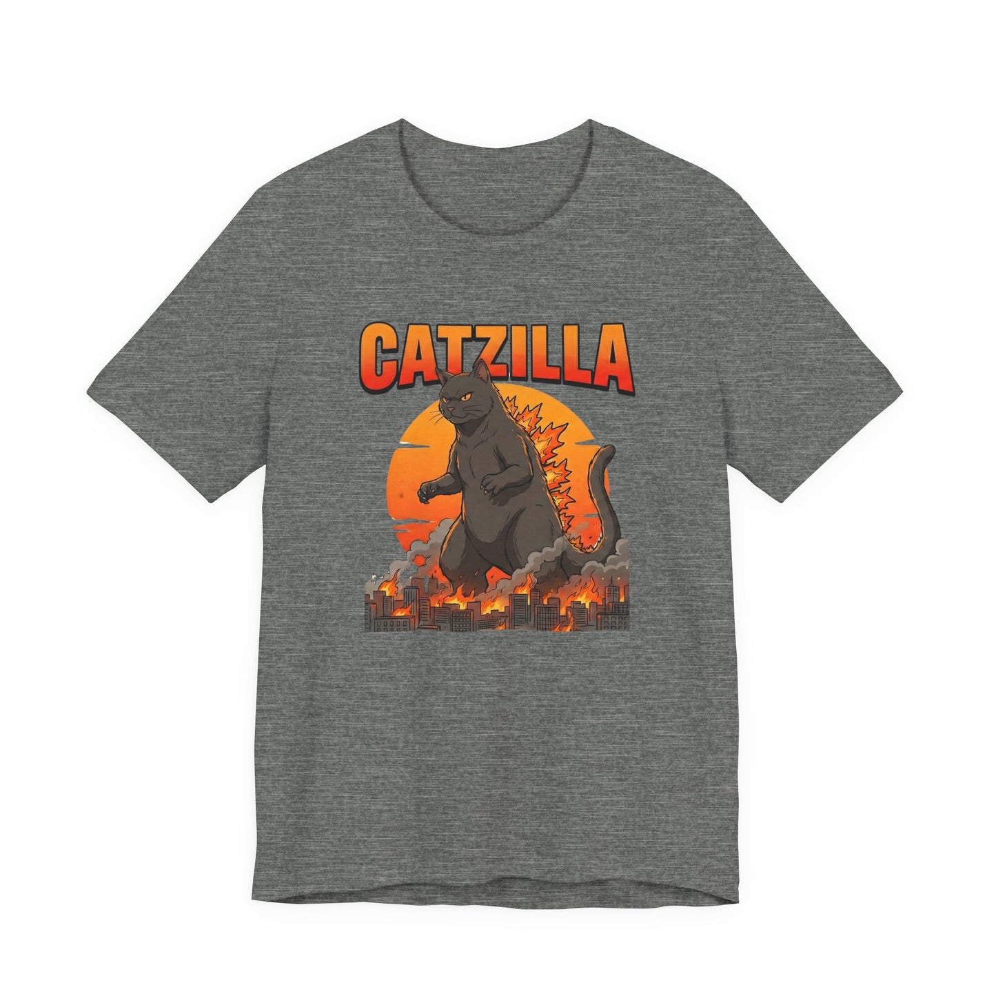 Catzilla — Retro Monster Cat Graphic T-Shirt