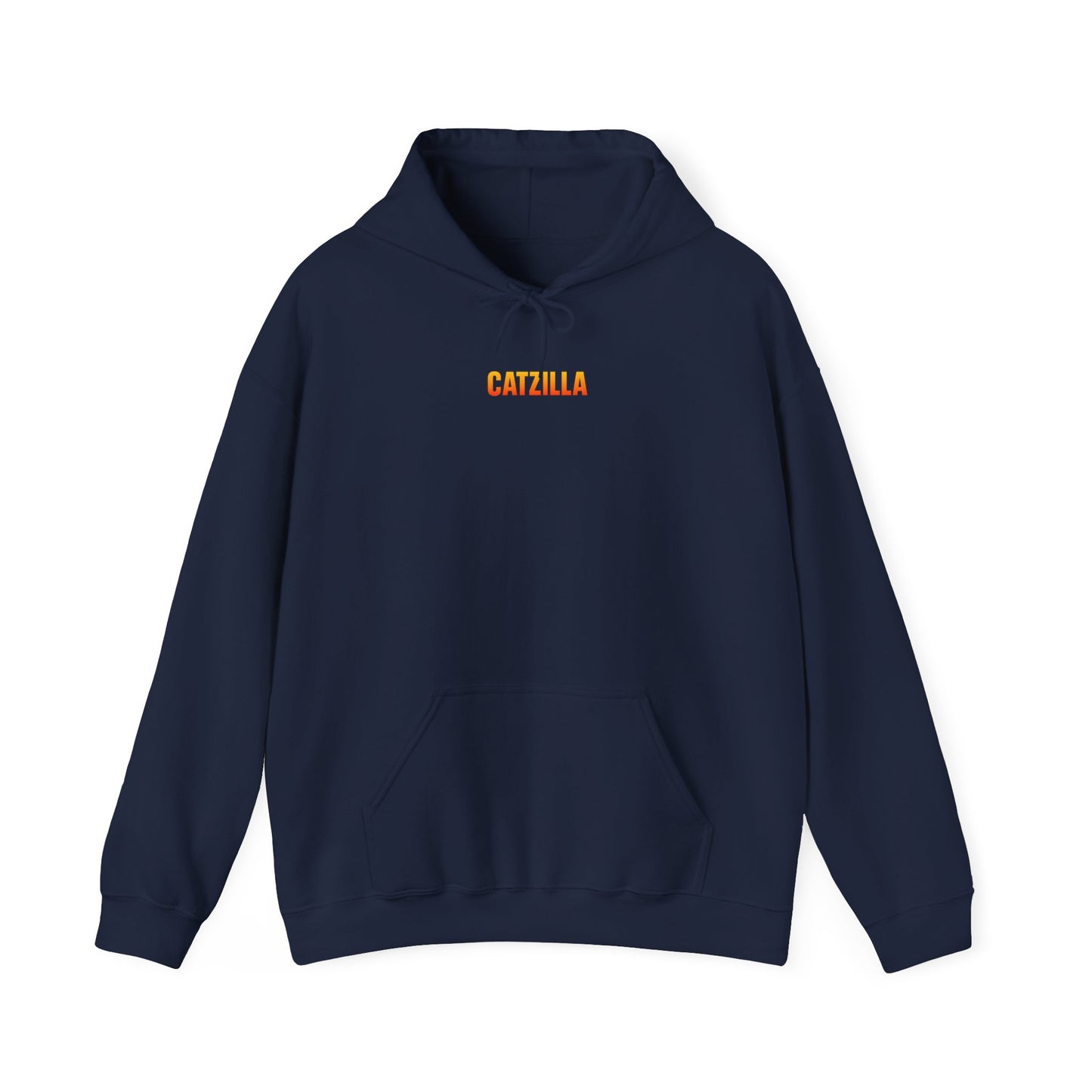Catzilla Retro Kaiju Cat Graphic Hoodie