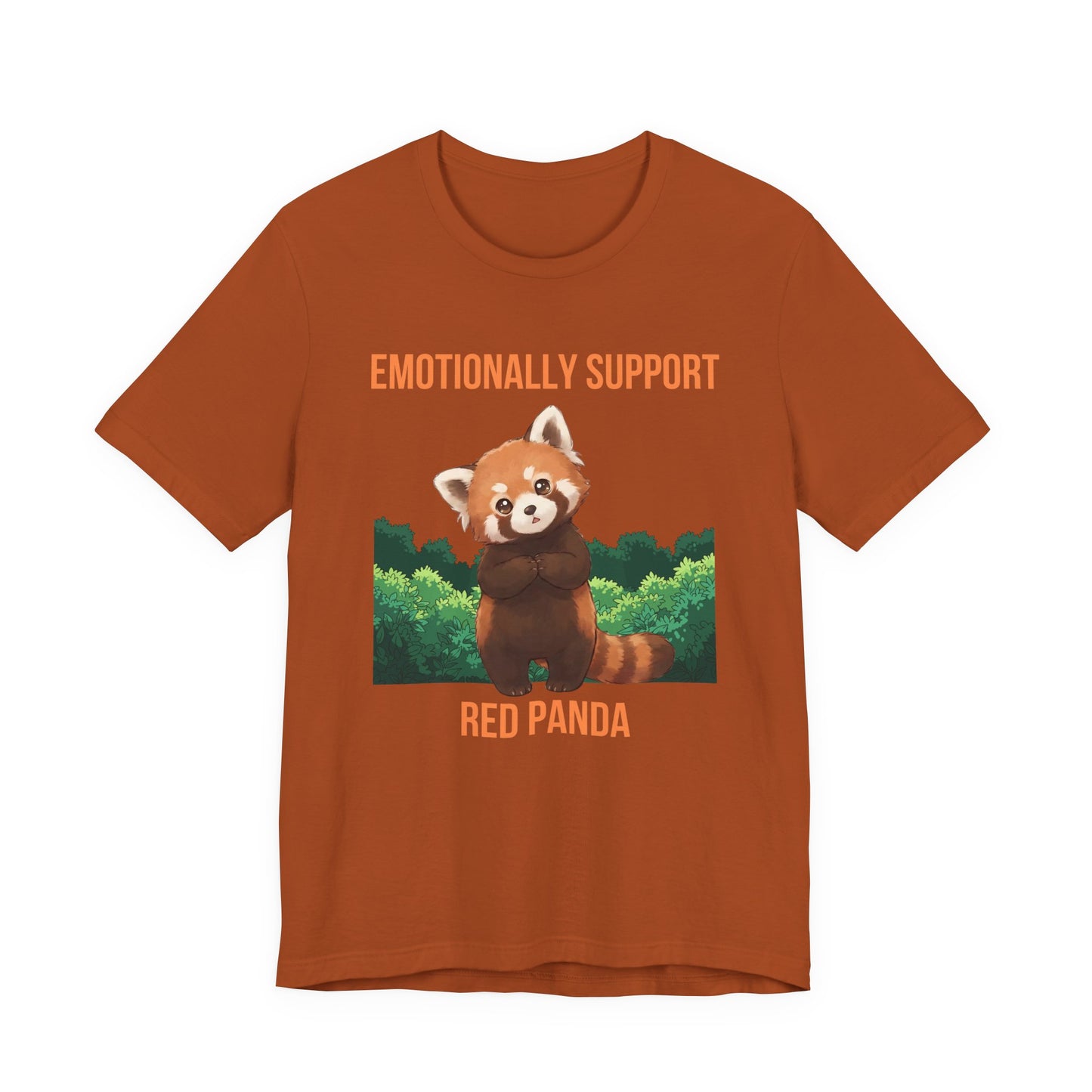 Emotionally Support Red Panda Cute Animal Graphic T-Shirt