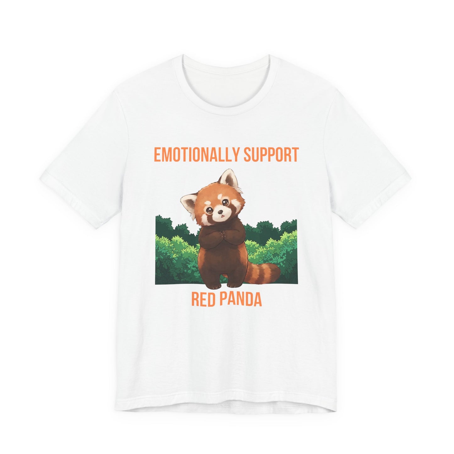Emotionally Support Red Panda Cute Animal Graphic T-Shirt