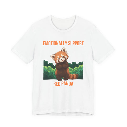 Emotionally Support Red Panda Cute Animal Graphic T-Shirt
