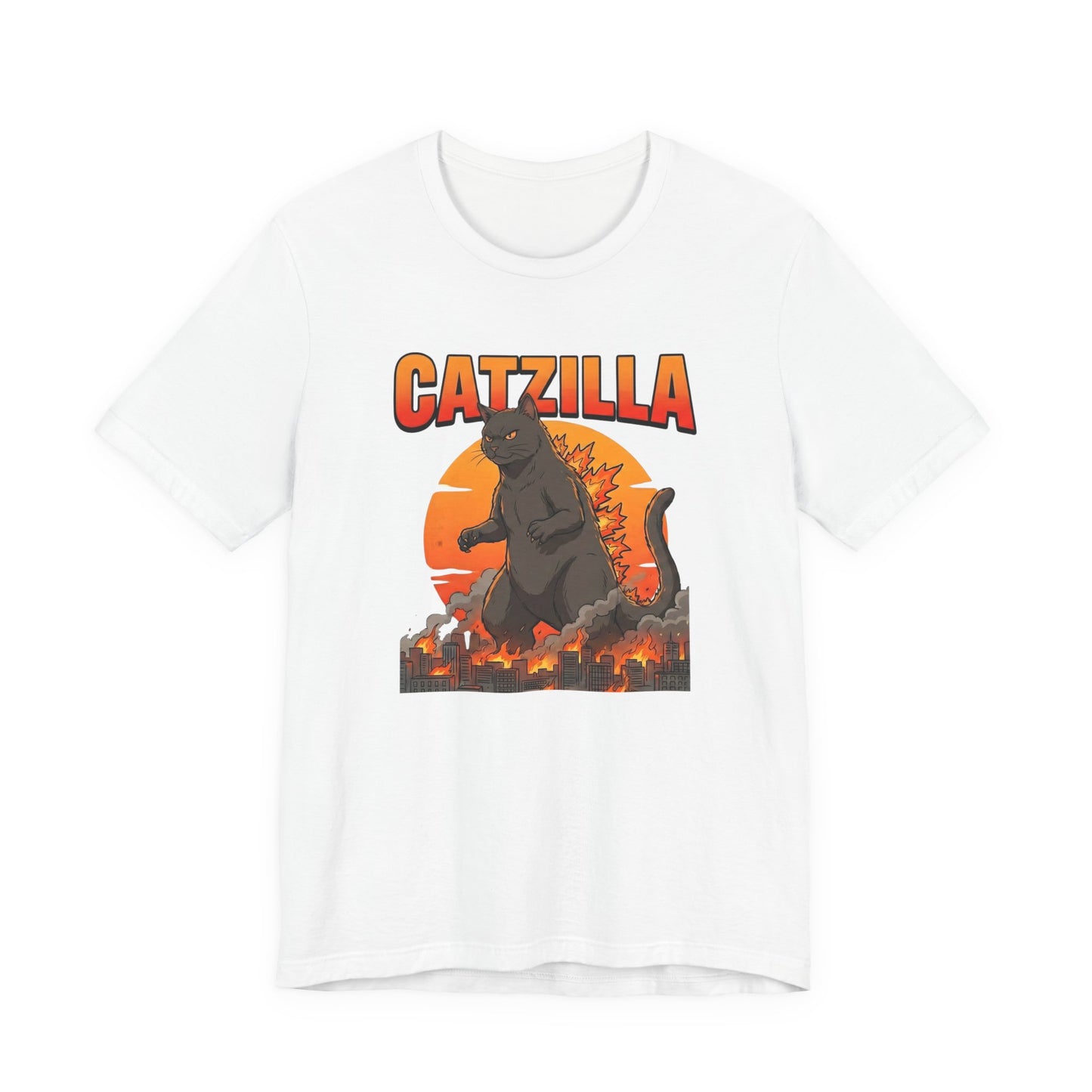 Catzilla — Retro Monster Cat Graphic T-Shirt