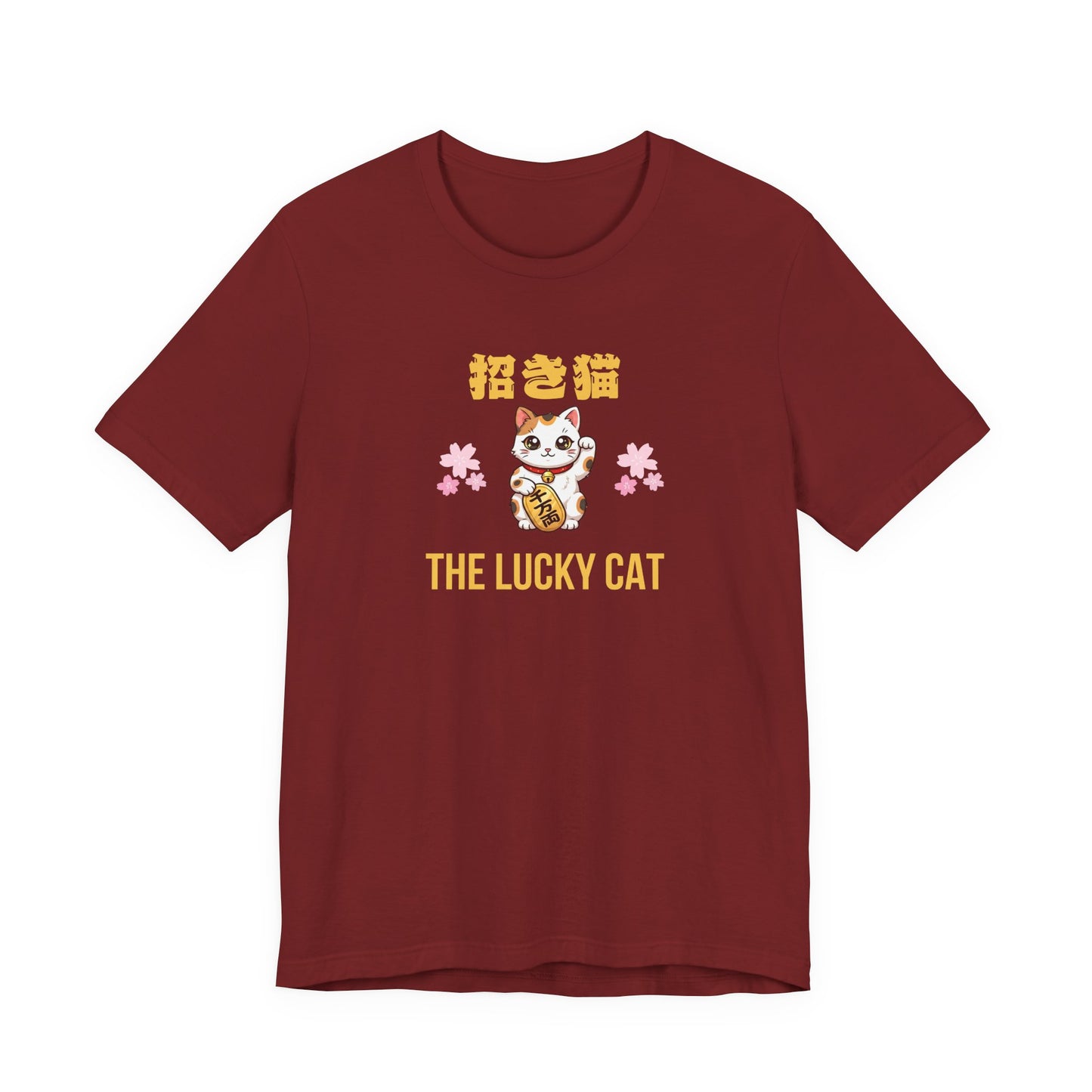 Maneki Neko Lucky Cat Graphic T-Shirt