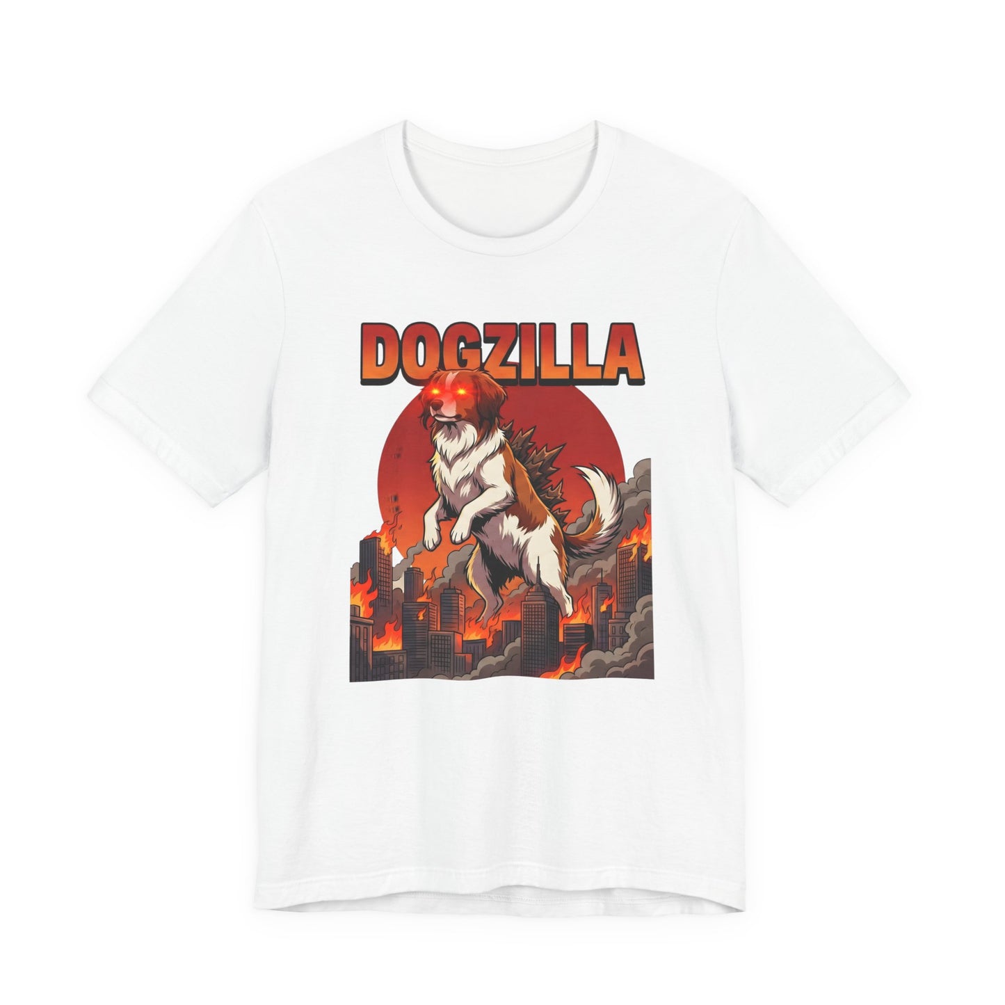 Dogzilla Retro Monster Dog Graphic T-Shirt