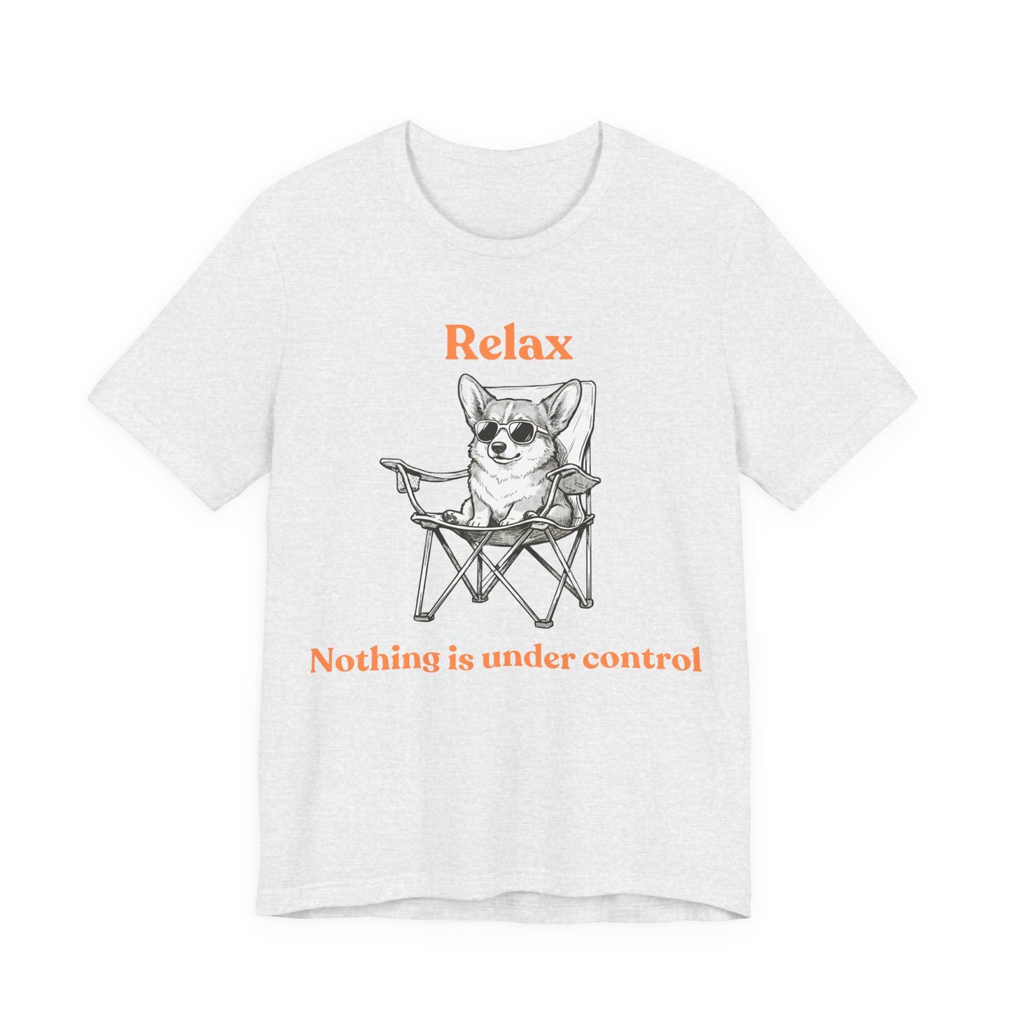 Relax Nothing Is Under Control Cute Chill Cat Lounge T-Shirt