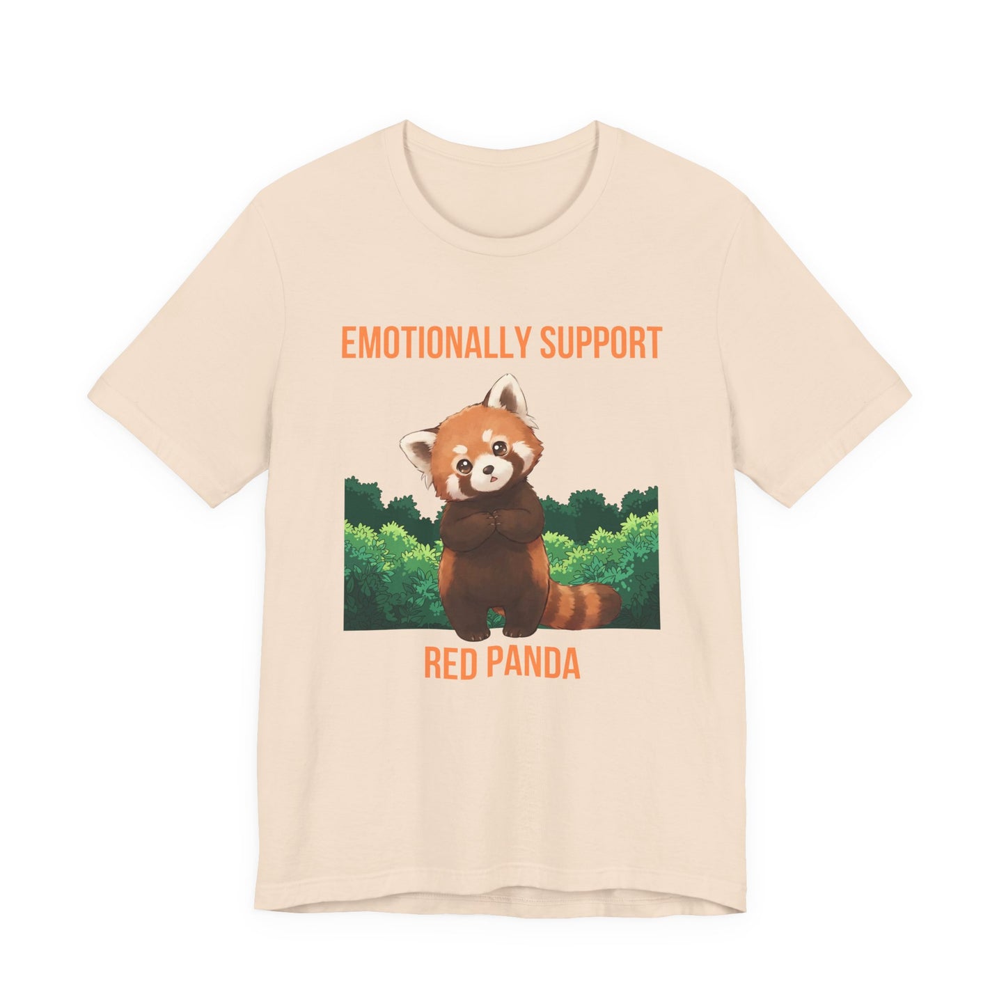 Emotionally Support Red Panda Cute Animal Graphic T-Shirt