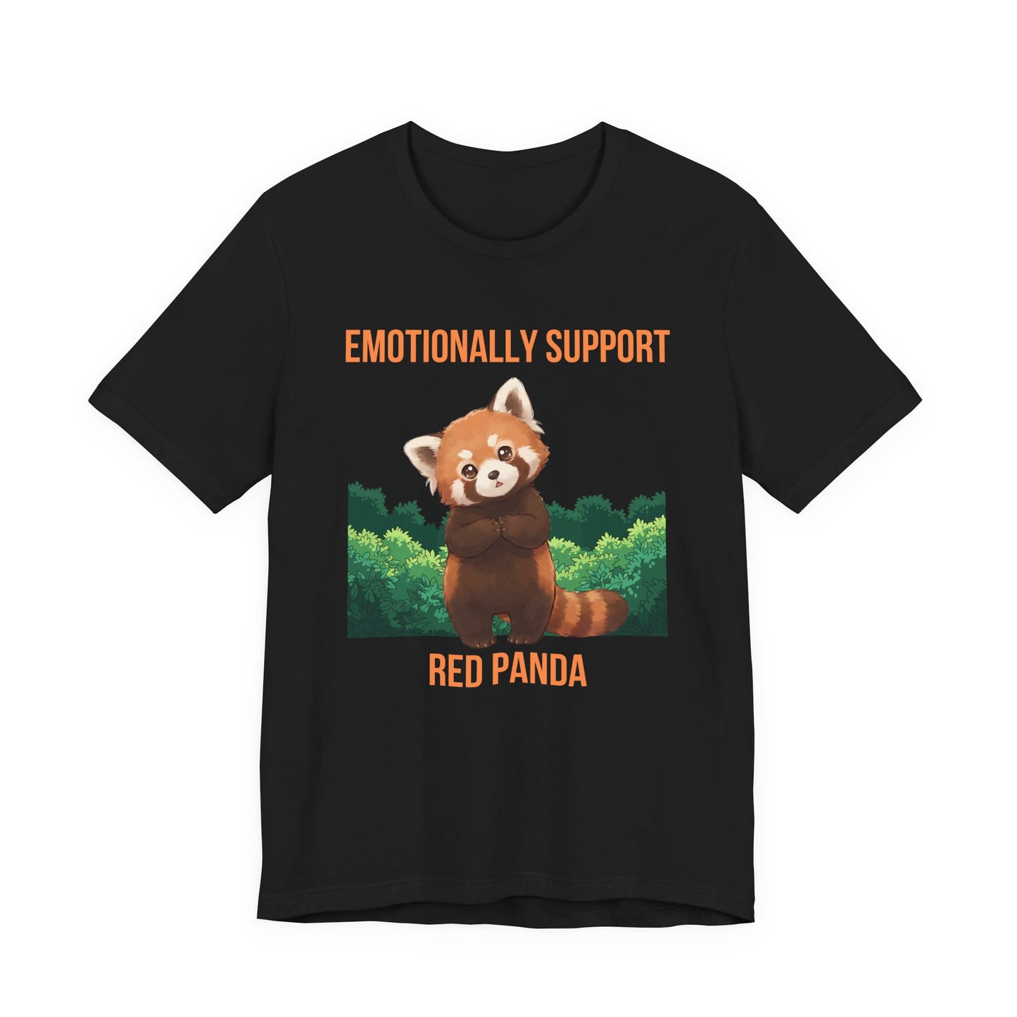 Emotionally Support Red Panda Cute Animal Graphic T-Shirt