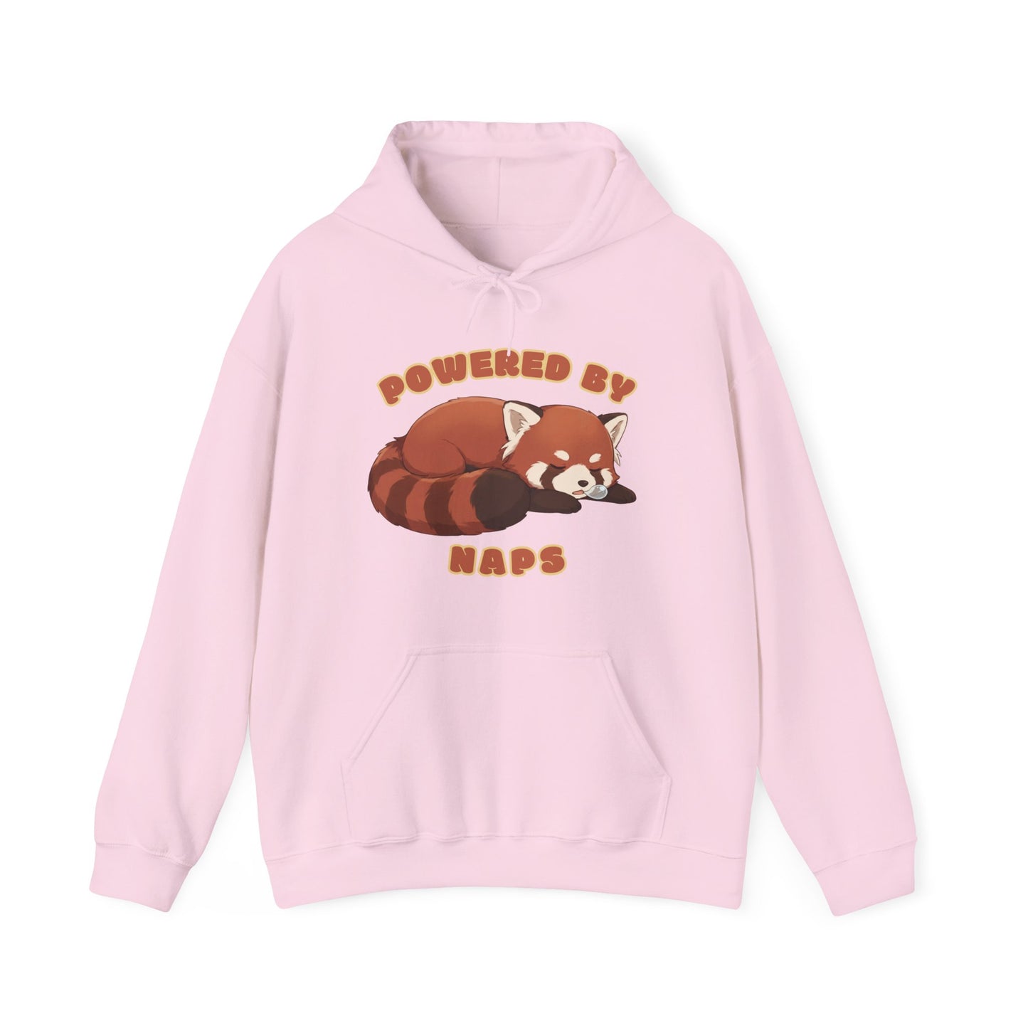 Powered by Naps Red Panda  — Cute Sleepy Animal Graphic Hoodie