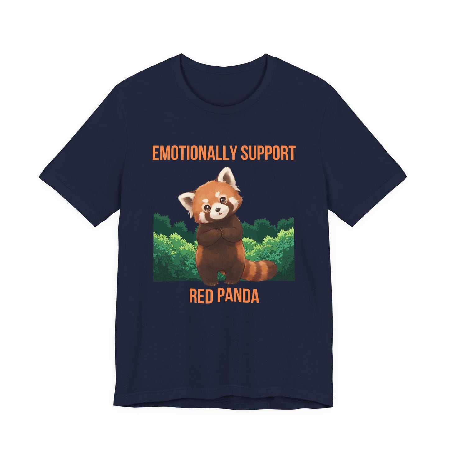Emotionally Support Red Panda Cute Animal Graphic T-Shirt