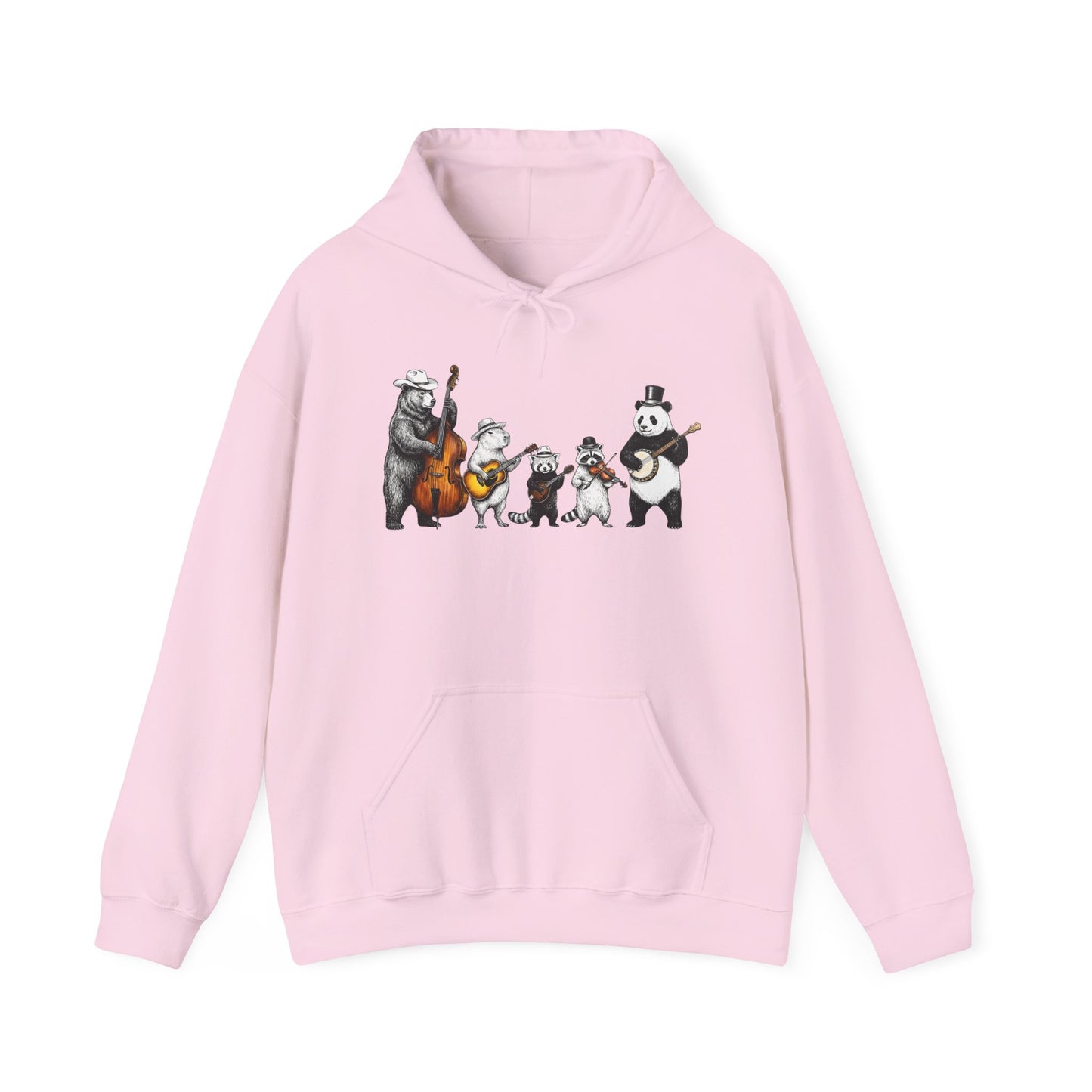 Animal Jazz Band — Cute Bear, Panda & Friends Musician Graphic Hoodie
