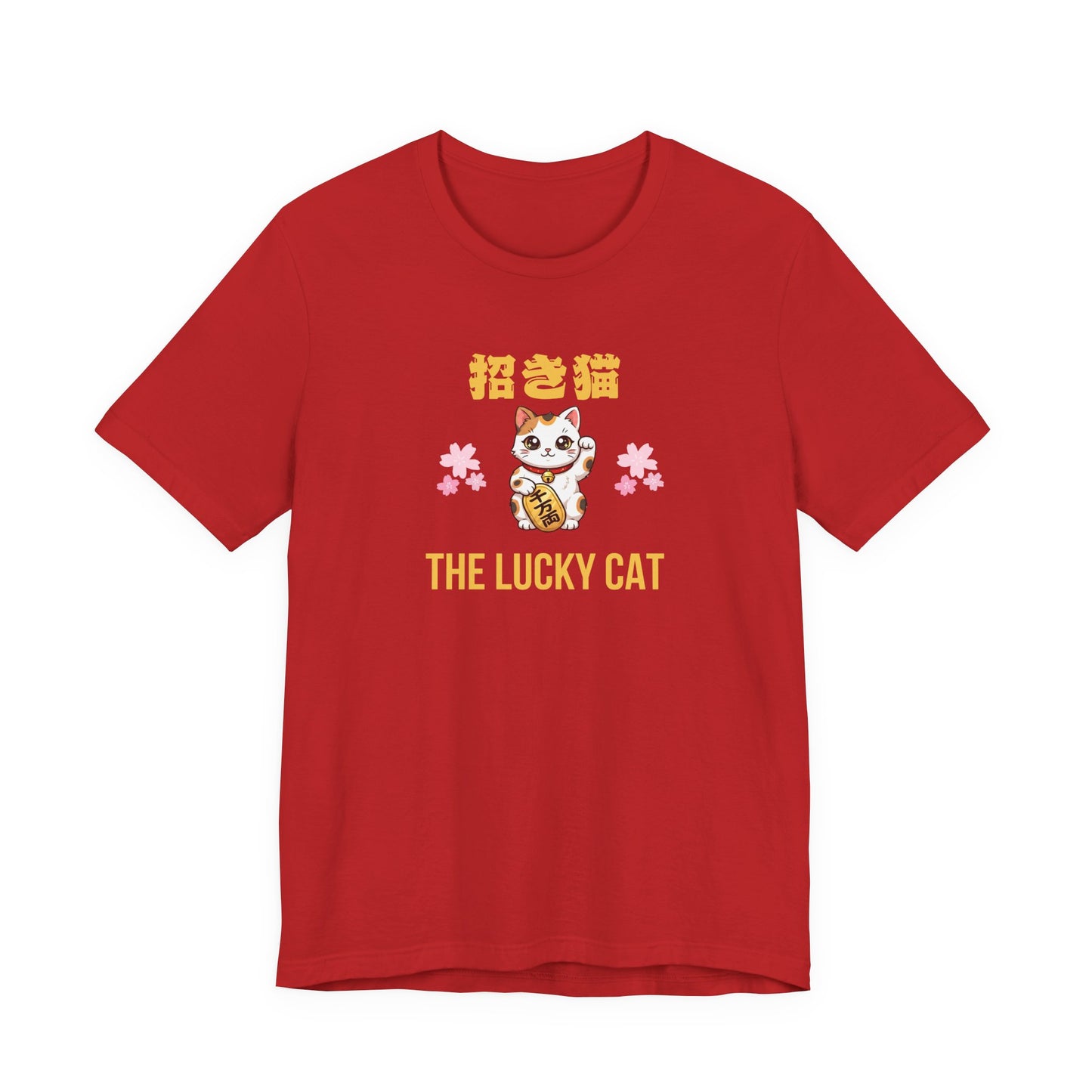 Maneki Neko Lucky Cat Graphic T-Shirt