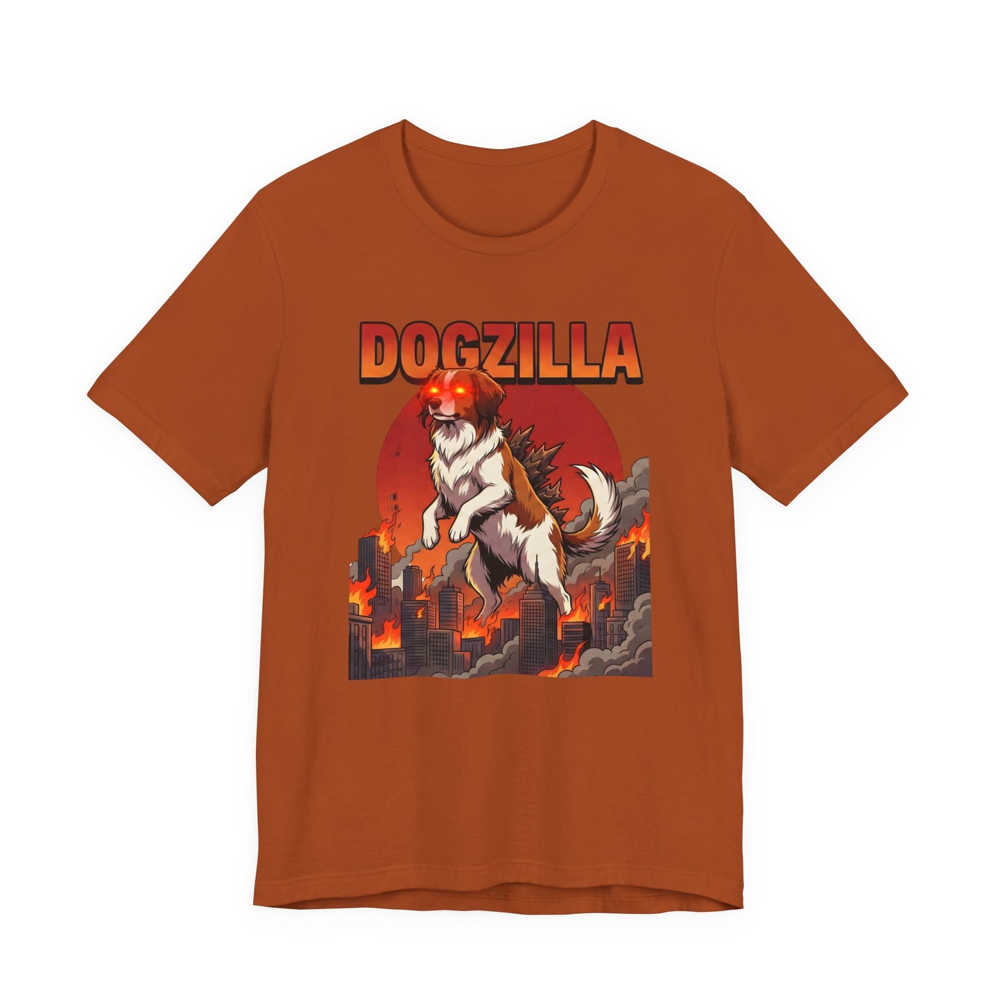 Dogzilla Retro Monster Dog Graphic T-Shirt