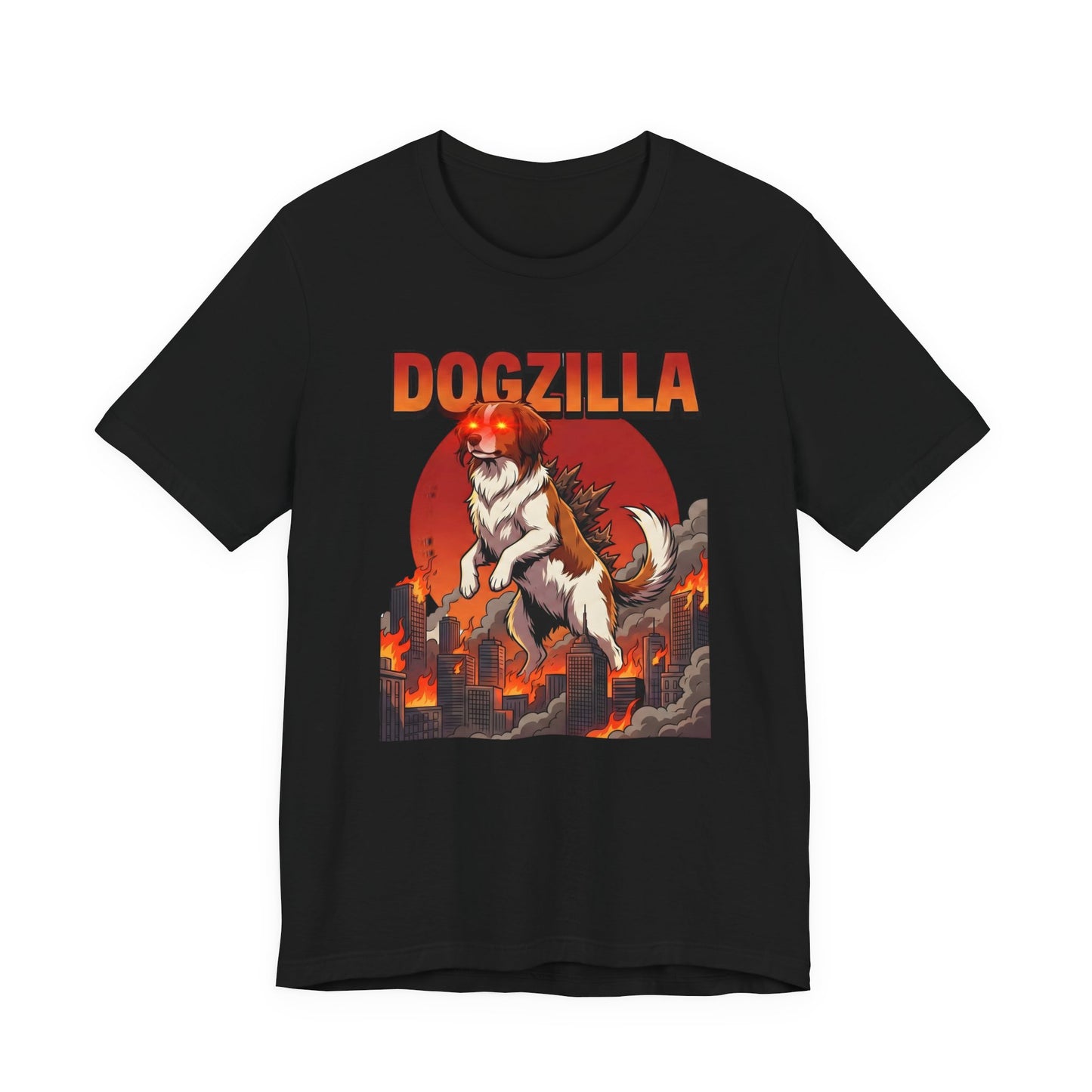 Dogzilla Retro Monster Dog Graphic T-Shirt