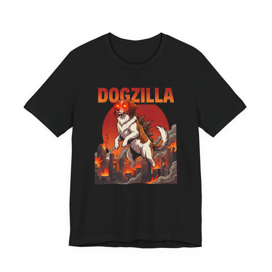 Dogzilla Retro Monster Dog Graphic T-Shirt
