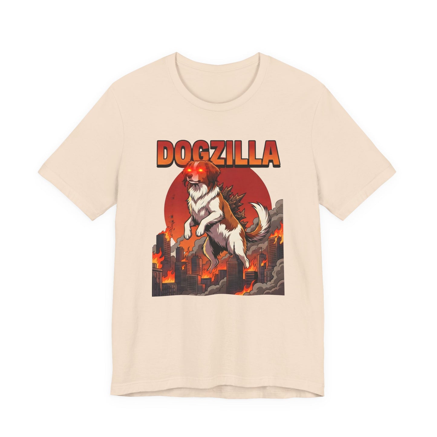 Dogzilla Retro Monster Dog Graphic T-Shirt