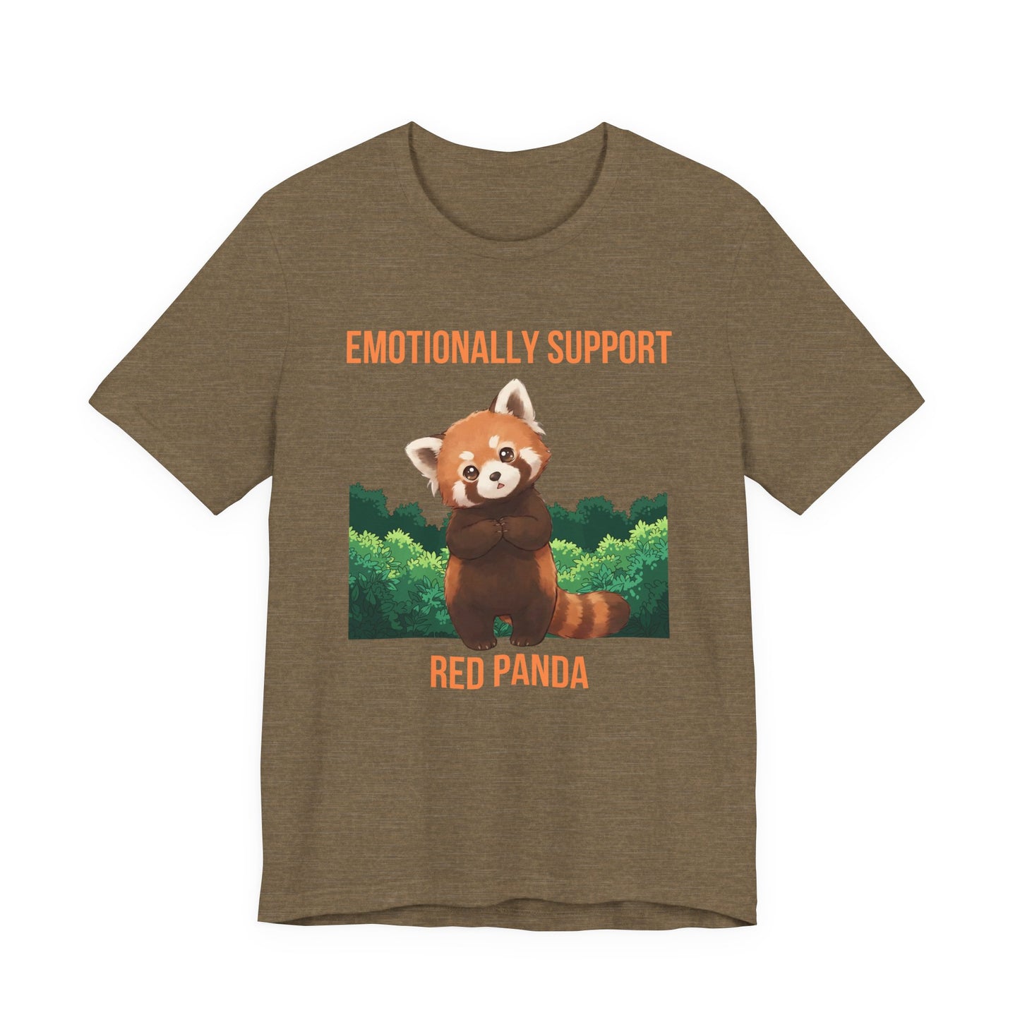 Emotionally Support Red Panda Cute Animal Graphic T-Shirt