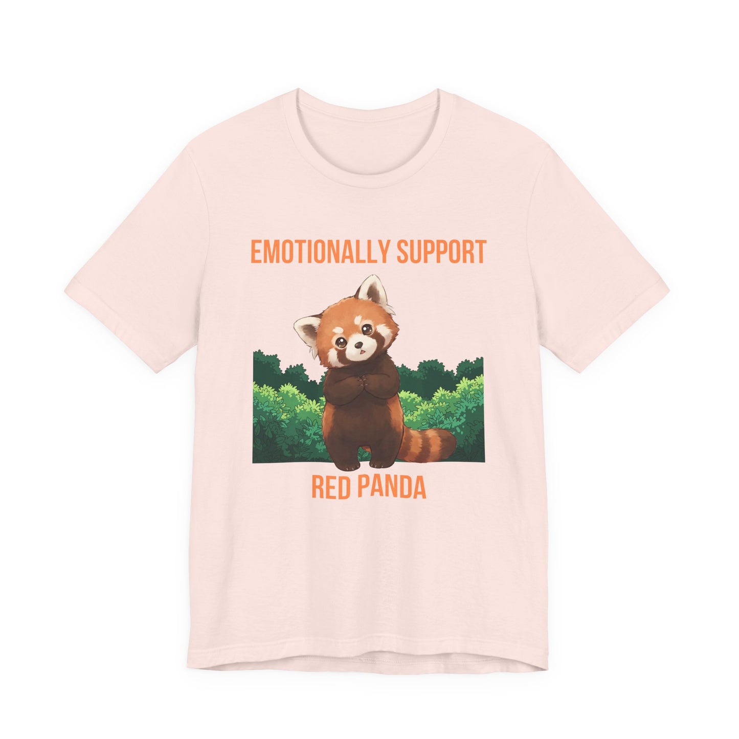 Emotionally Support Red Panda Cute Animal Graphic T-Shirt