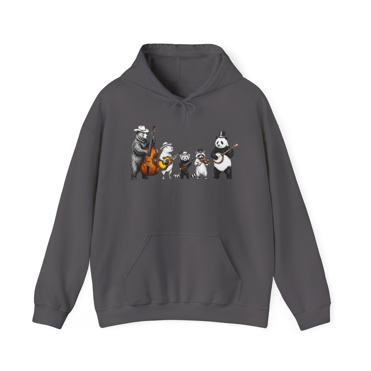 Animal Jazz Band — Cute Bear, Panda & Friends Musician Graphic Hoodie