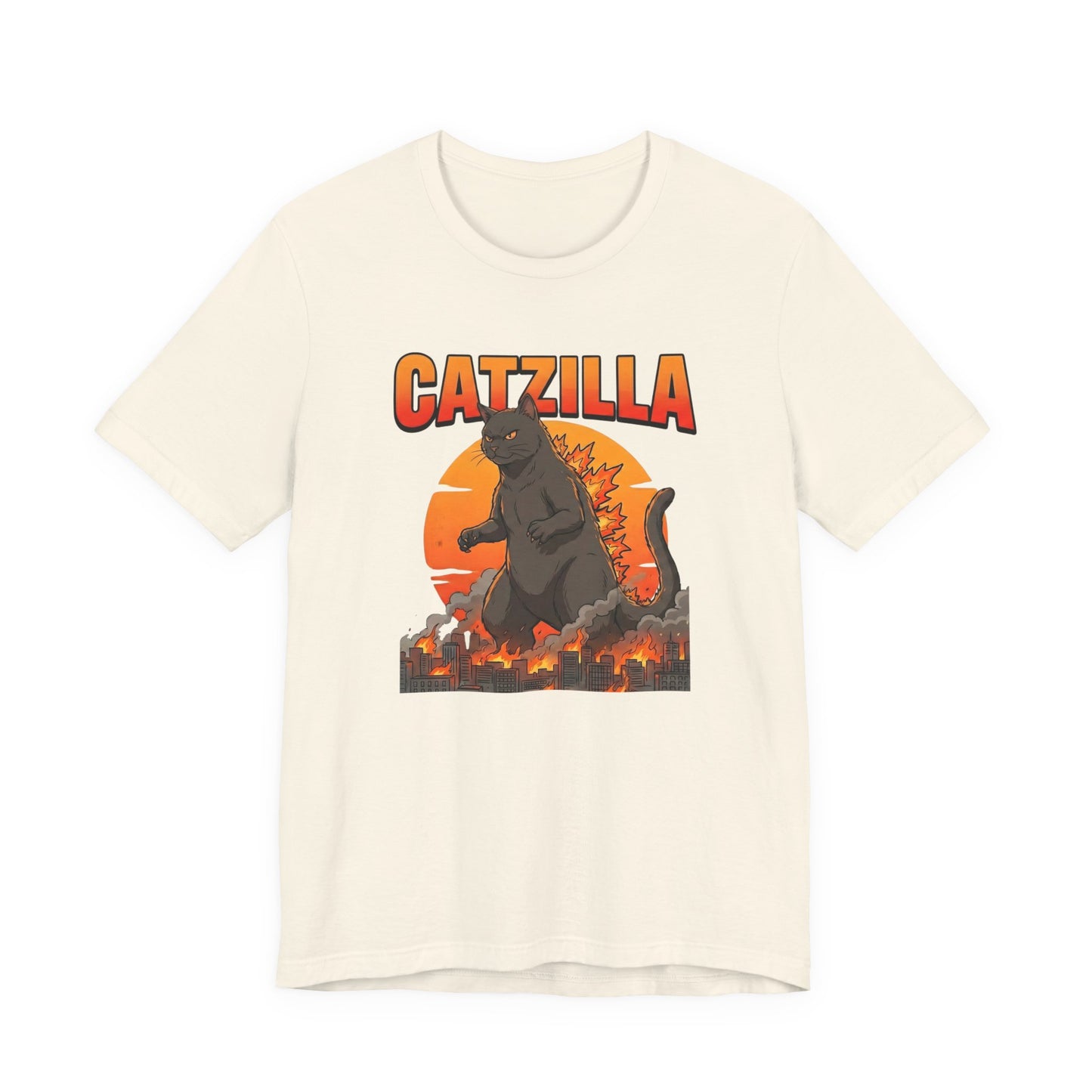 Catzilla — Retro Monster Cat Graphic T-Shirt