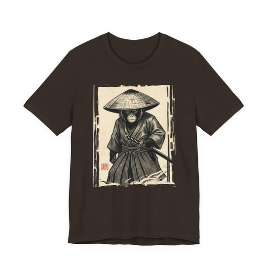 Samurai Warrior — Vintage Ink Sumi-E Style Katana T-Shirt