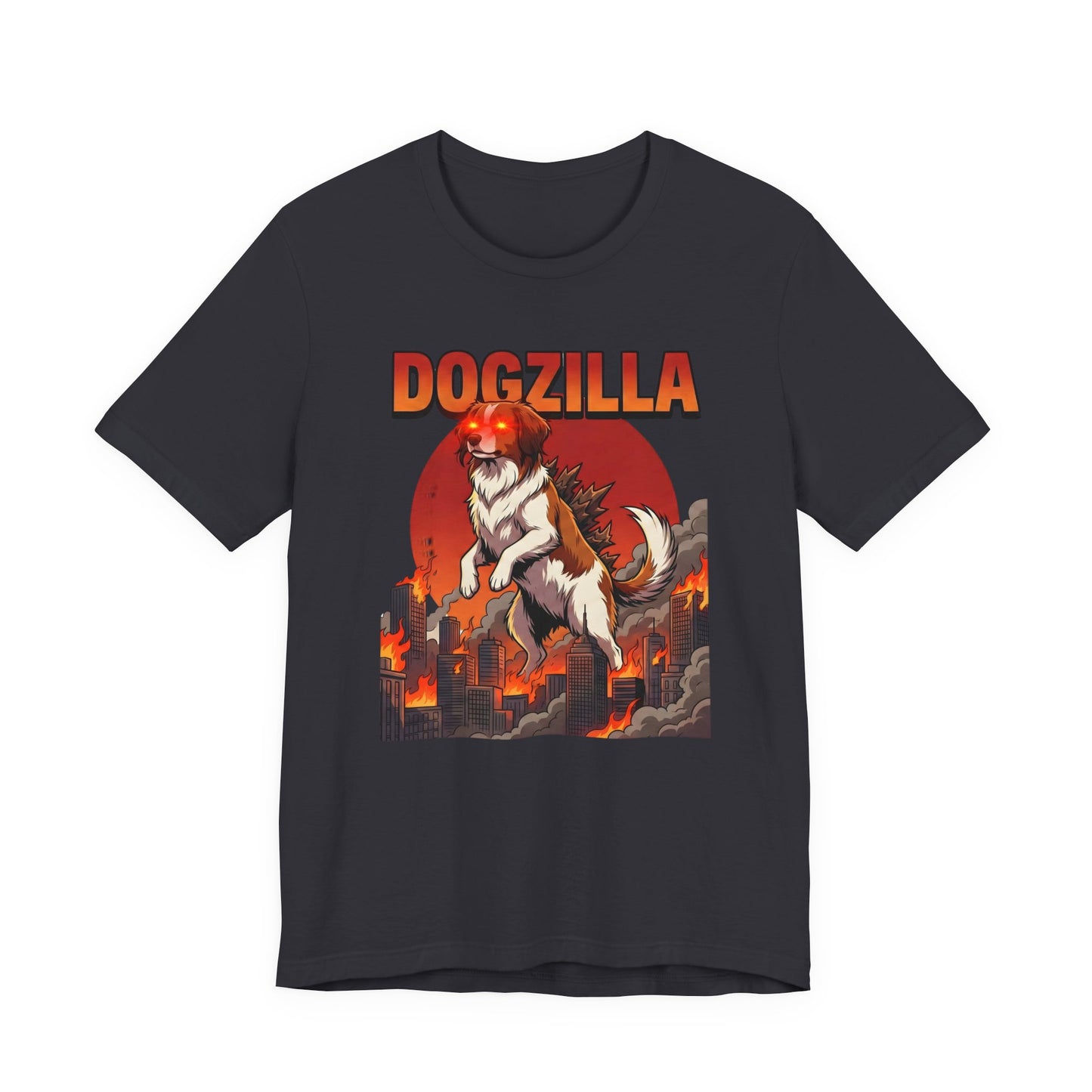 Dogzilla Retro Monster Dog Graphic T-Shirt