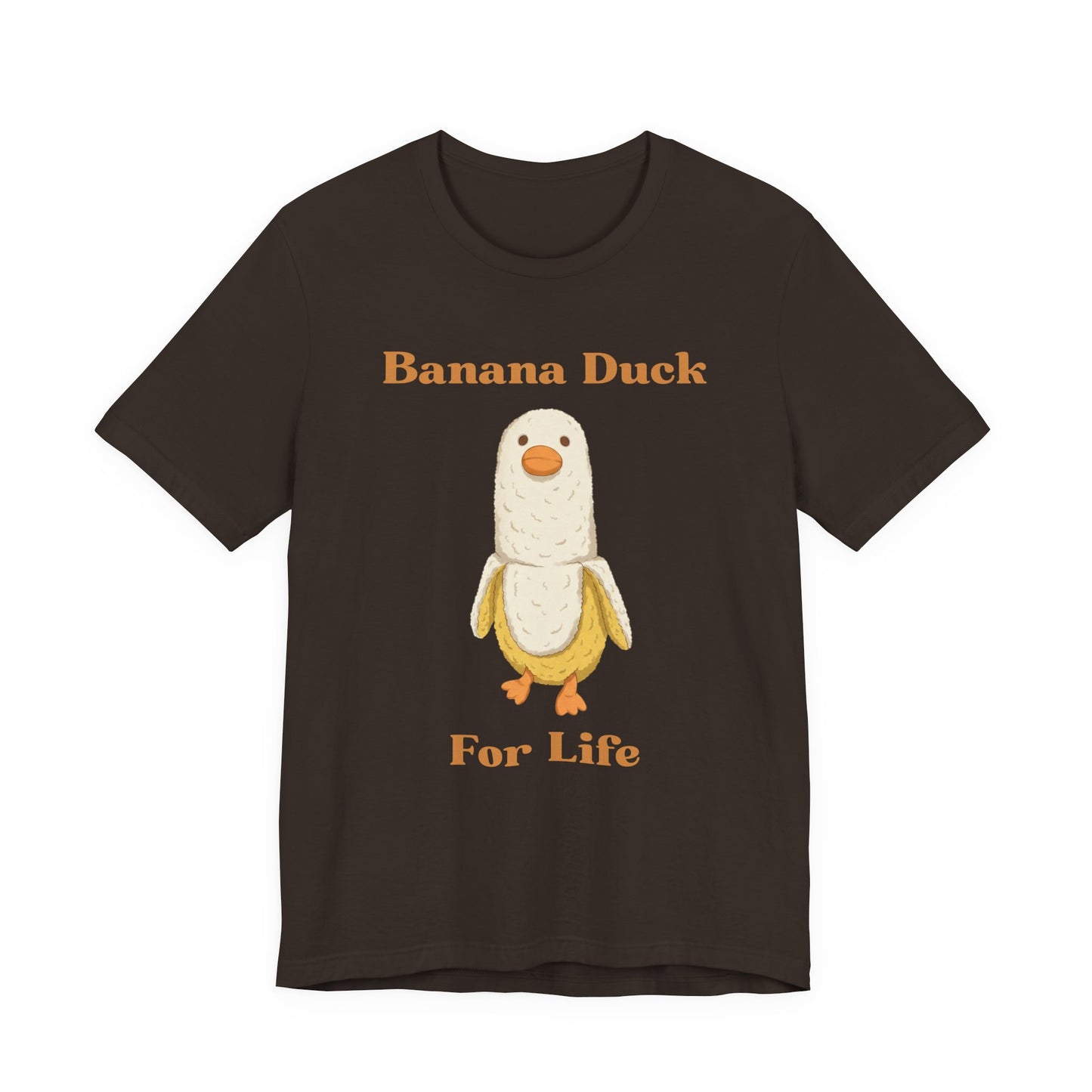 Banana Duck For Life — Cute Banana Duck Graphic T-Shirt