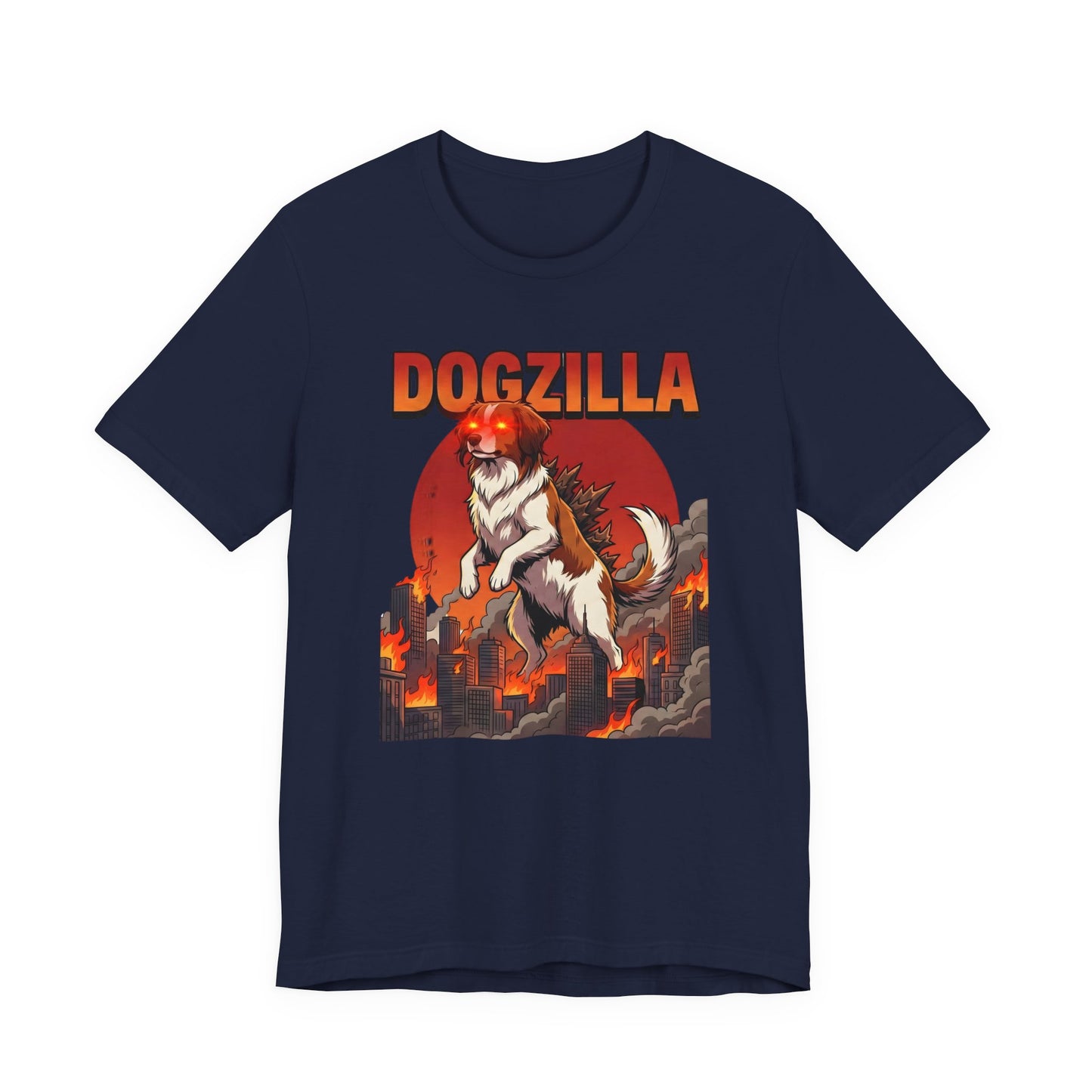 Dogzilla Retro Monster Dog Graphic T-Shirt