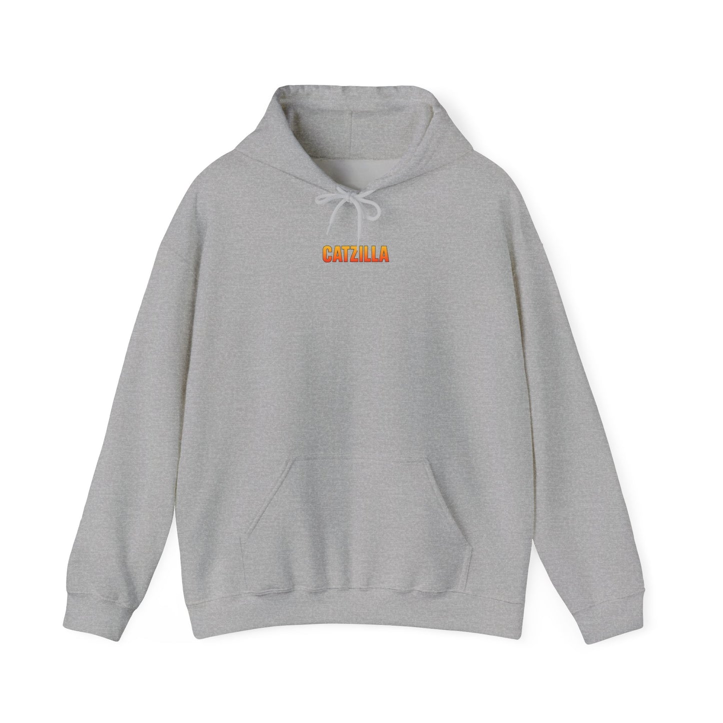 Catzilla Retro Kaiju Cat Graphic Hoodie
