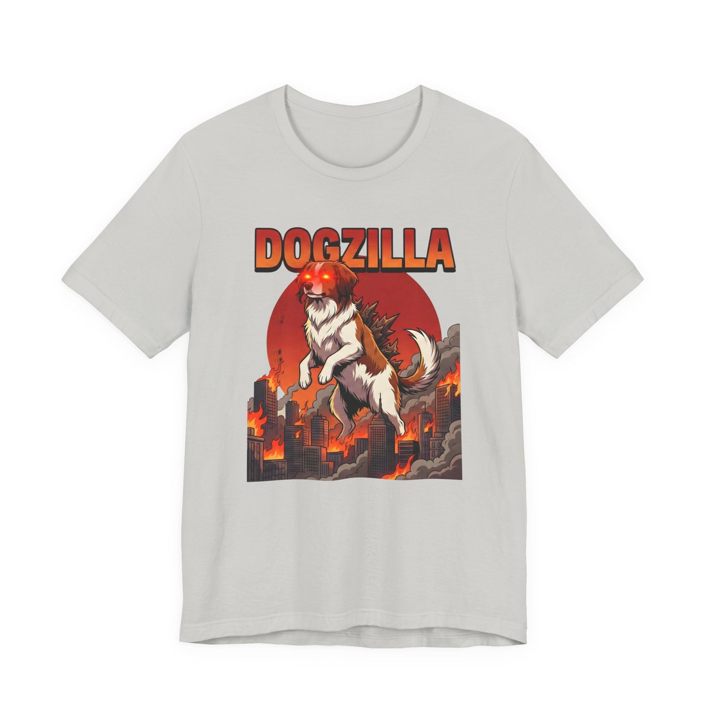 Dogzilla Retro Monster Dog Graphic T-Shirt