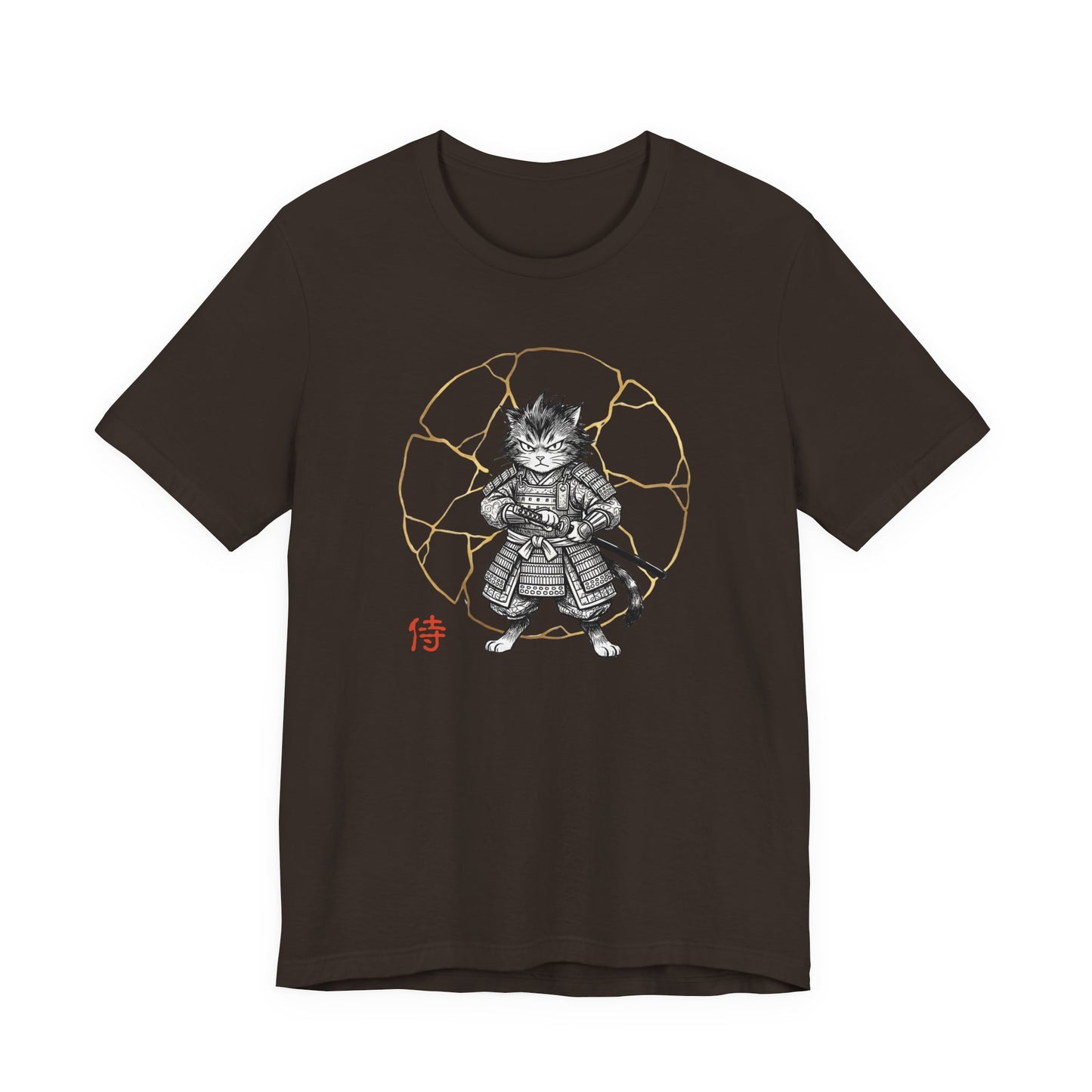 Samurai Cat — Warrior Graphic T-Shirt